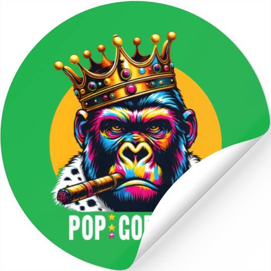 Pop Gorilla Stickers