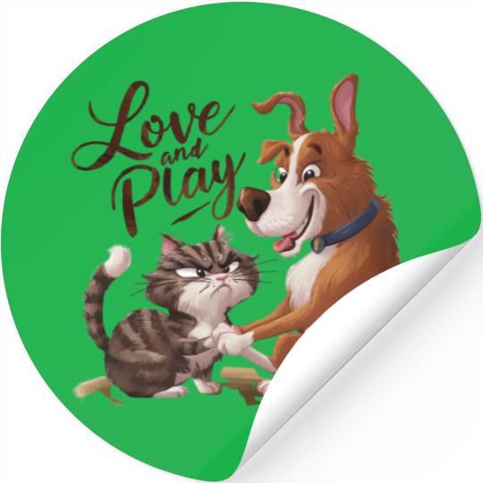Pets at Play Stickers
