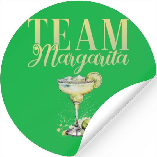 Team Margarita Tequila Stag Party Stickers