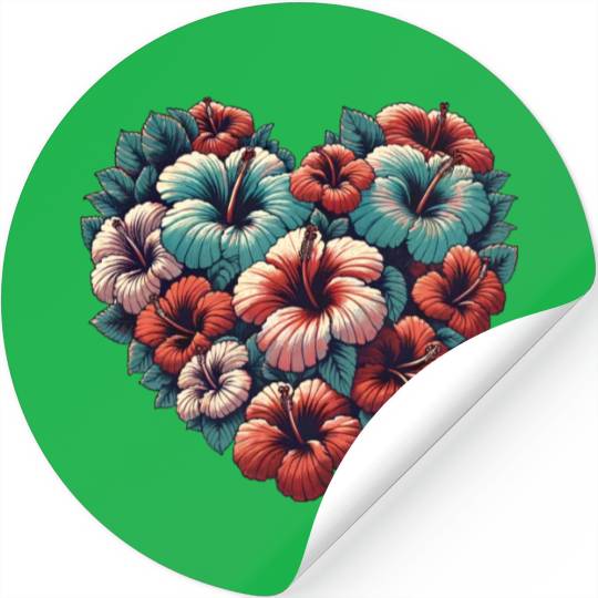 Hibiscus Stickers