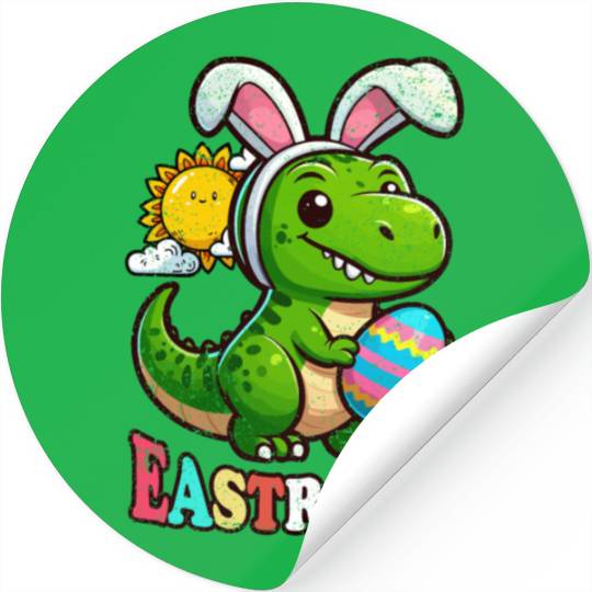 EASTRAWR DINOSAUR EASTER Stickers