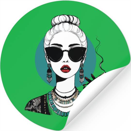 Iris Apfel | Flamboyant Fashion Icon Stickers