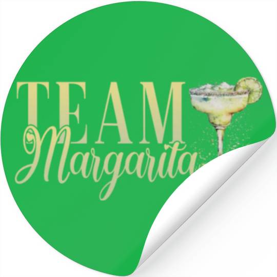 Team Margarita Tequila Stag Party Stickers