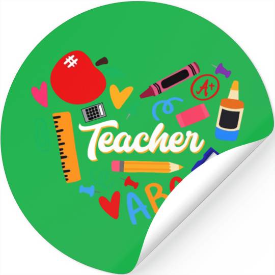 School Teacher, Teacher Appreciation Stickers