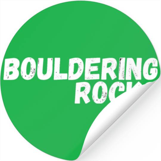bouldering rocks Stickers