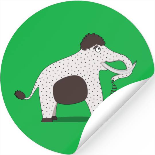 Sweet Luna The Elephant Stickers