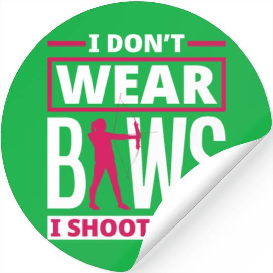 Archery Women Girls Stickers