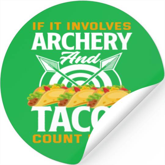 Archery Tacos Stickers