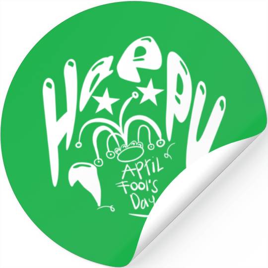 April Fools Day Jester Stickers