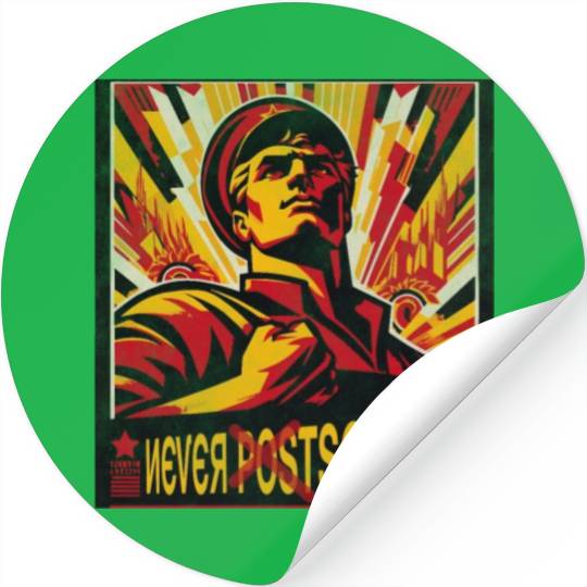 Never postsoviet never Soviet Stickers