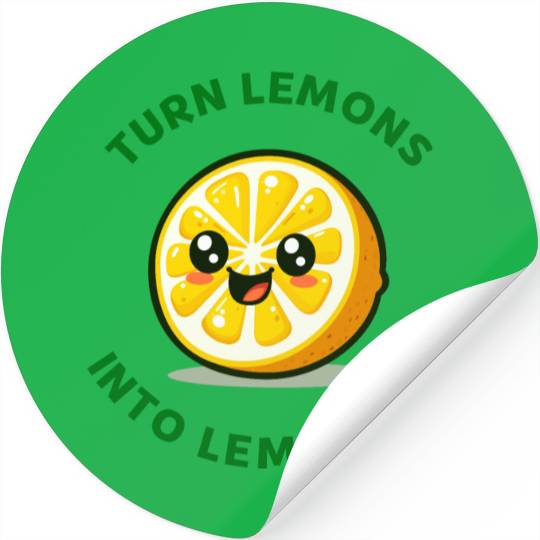 Turn Lemons Into Lemonade Stickers