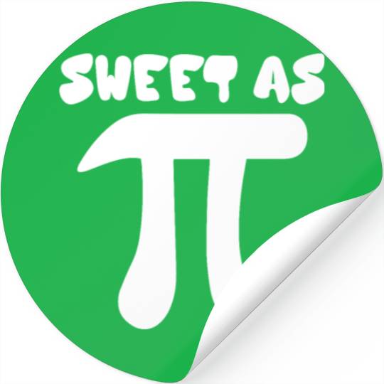 Pi Day Nerd Geek Love Math Pi Symbol Kids Men Stickers