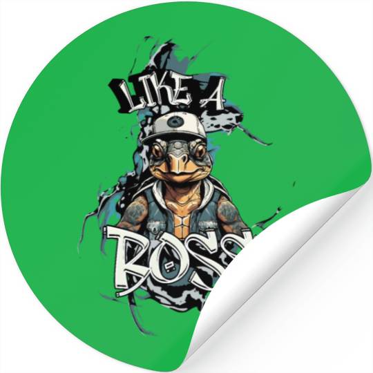 Like A Boss Stickers