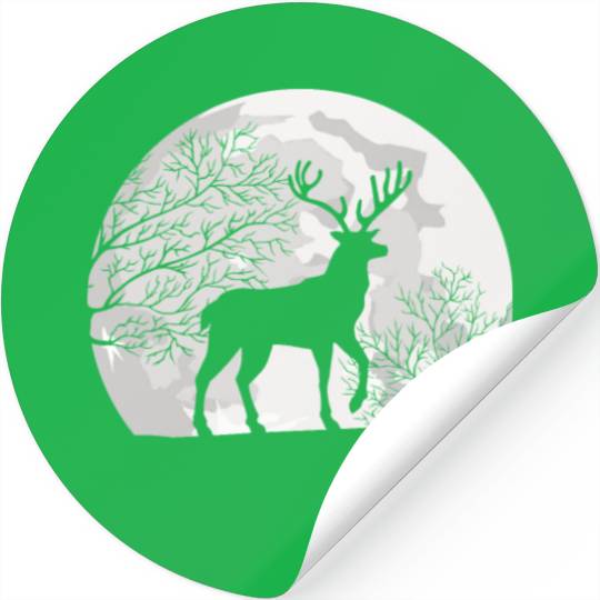 MOON DEER DESIGN Stickers