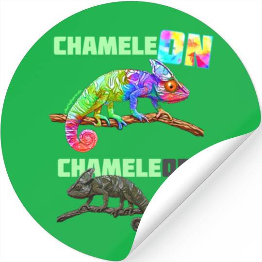 ChameleON ChameleOFF | Social Chameleon Stickers