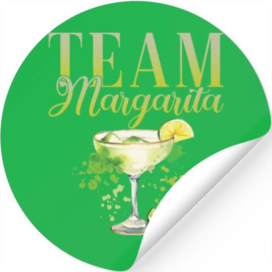 Team Margarita Tequila Stag Party Stickers