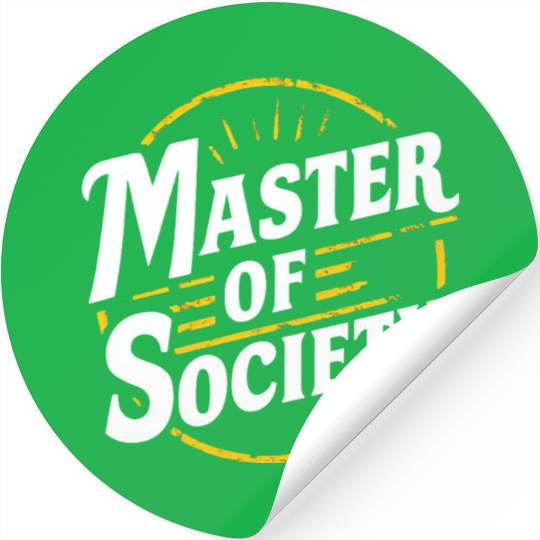 Master of society Stickers