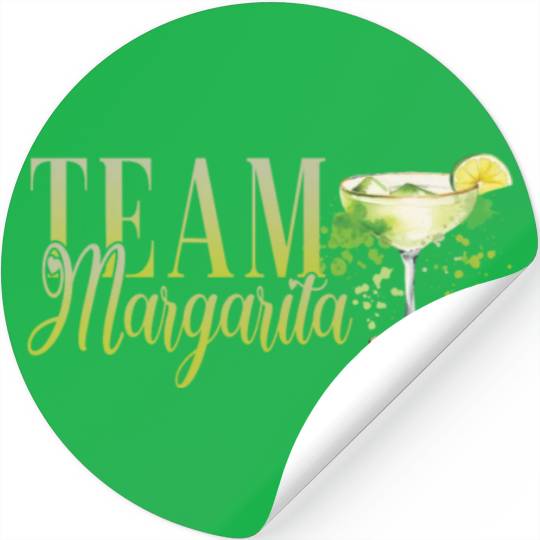 Team Margarita Tequila Stag Party Stickers