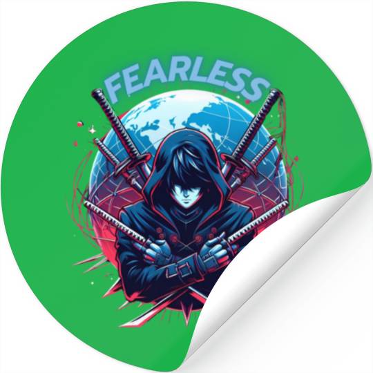 fearless assasin Stickers