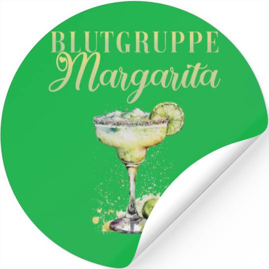 Blutgruppe Margarita Tequila Stag Party Stickers