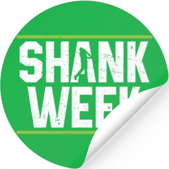 Hilarious Shank Week Golf Stickers
