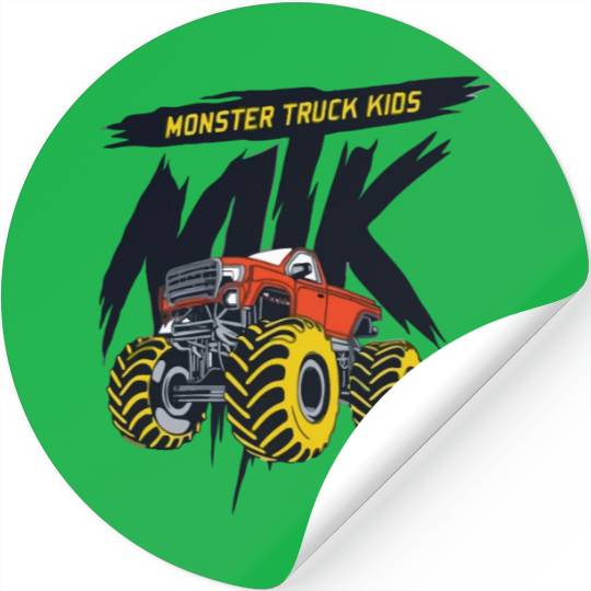 monster trucks kids Stickers
