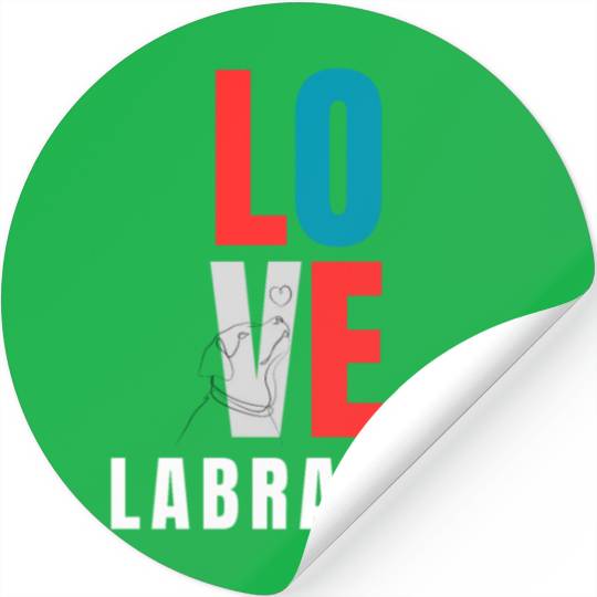 Labrador Love | Dog Lover Stickers