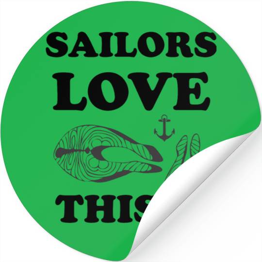 sailors love eating tuna seafarers club ompetition Stickers