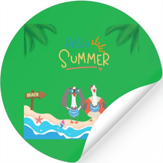 beach lobster Stickers