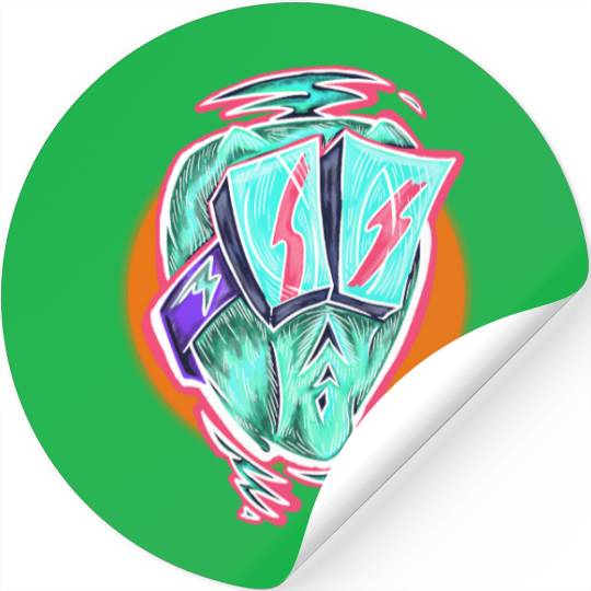 Alien Summer Stickers