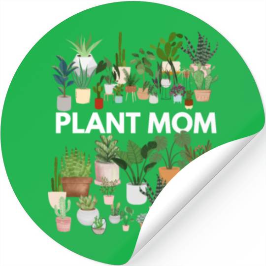 Plant Mom Stickers