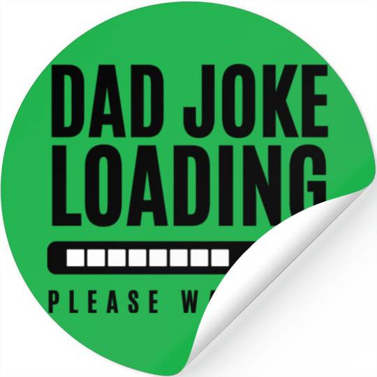 Black and Gray Bold Father s Day Occasion Stickers