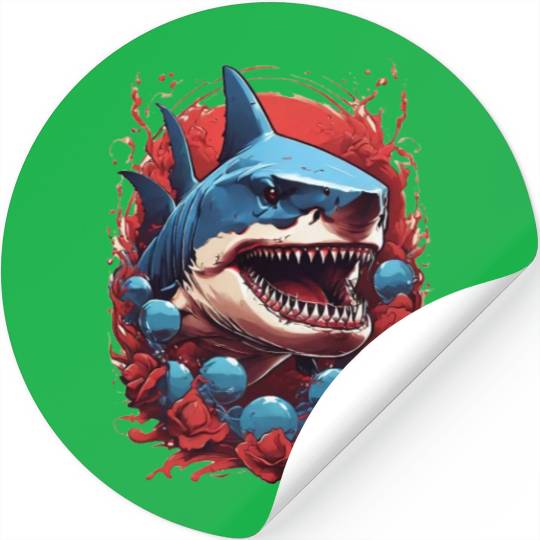 Great Shark Stickers
