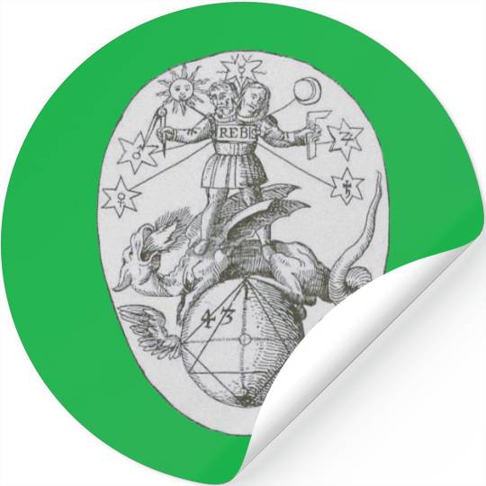 Alchemical Rebis History Stickers