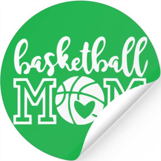 Basketball Mom Stickers
