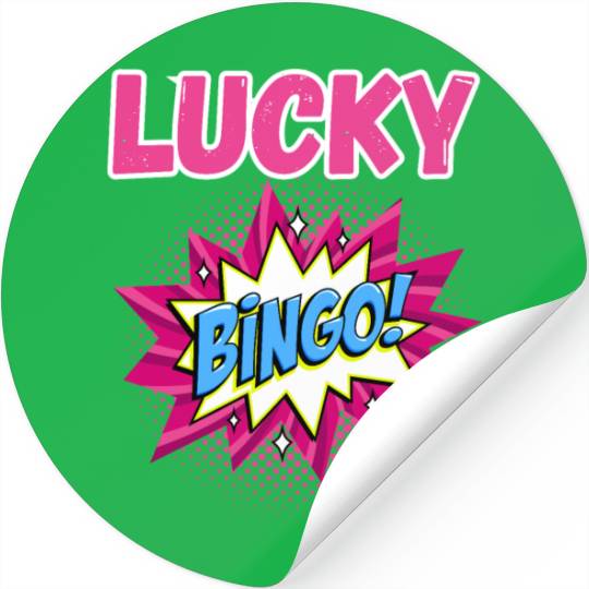 Lucky bingo Stickers