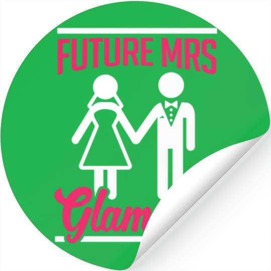 Bridal Future Mrs Glamous Stickers