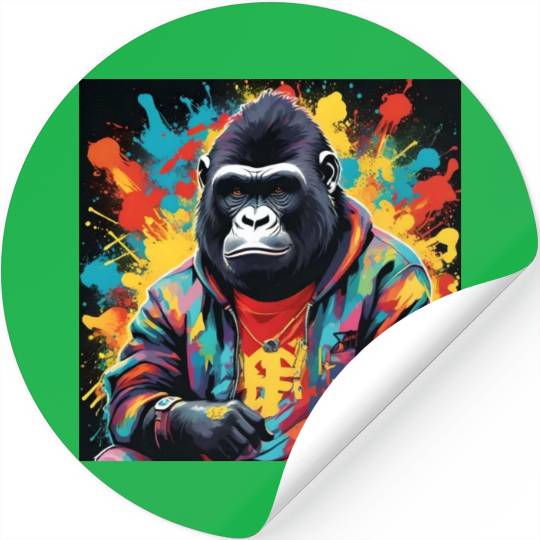 Banana Republic Monkey Stickers