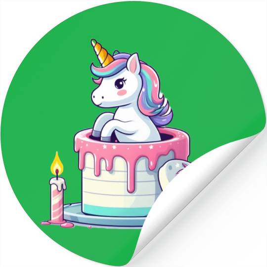 Unicorn Cake Surprise Stickers