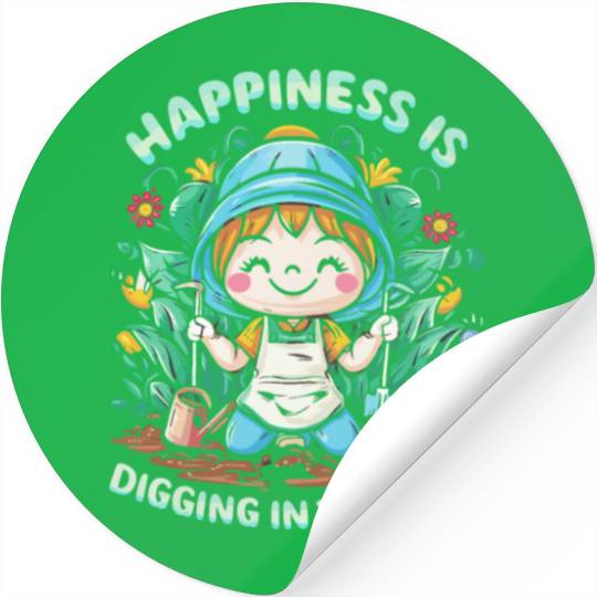 Allotment Garden - Gardener Stickers