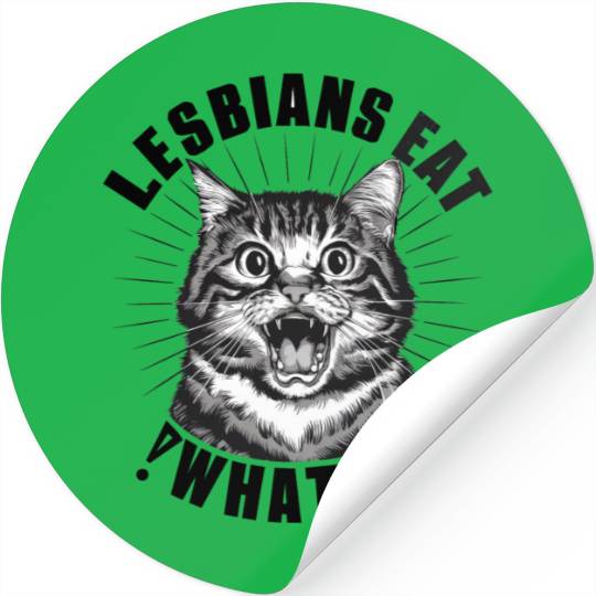 Lesbians eat what Stickers