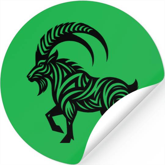 Capricorn Tattoo Style Stickers
