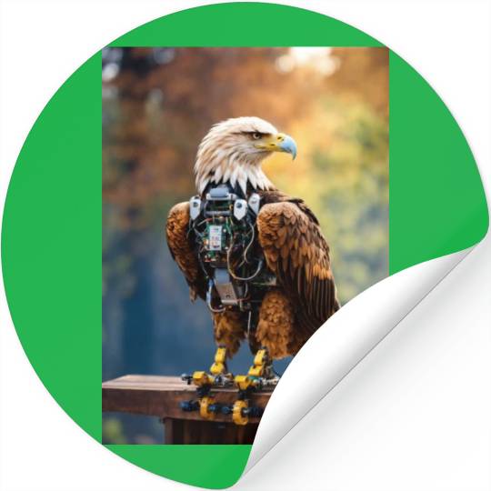 Robotic eagle Stickers