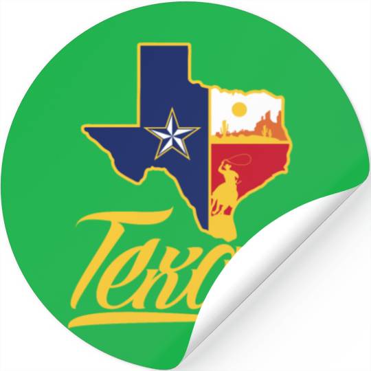 Texas Texan Stickers