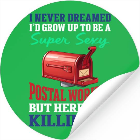 Postal Worker Quote Stickers