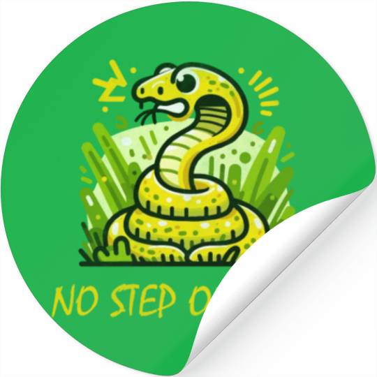No step on snek Stickers