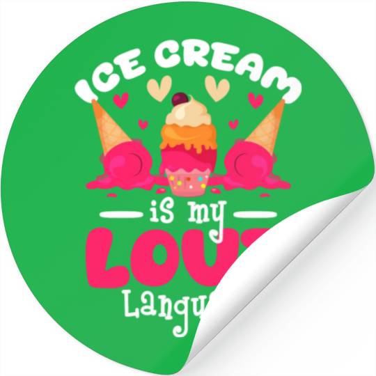 Ice Cream Sweet Stickers