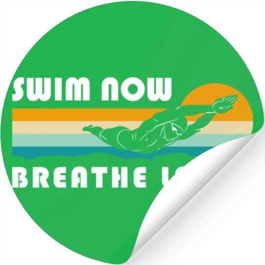 Swimming Pool Swimming Trunks Stickers