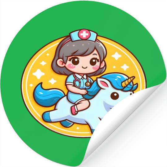 Nurse Unicorn Lovers Gift for Nurses Stickers