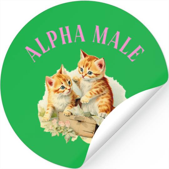 Cottagecore Weird Oddly Specific Alpha Male Stickers